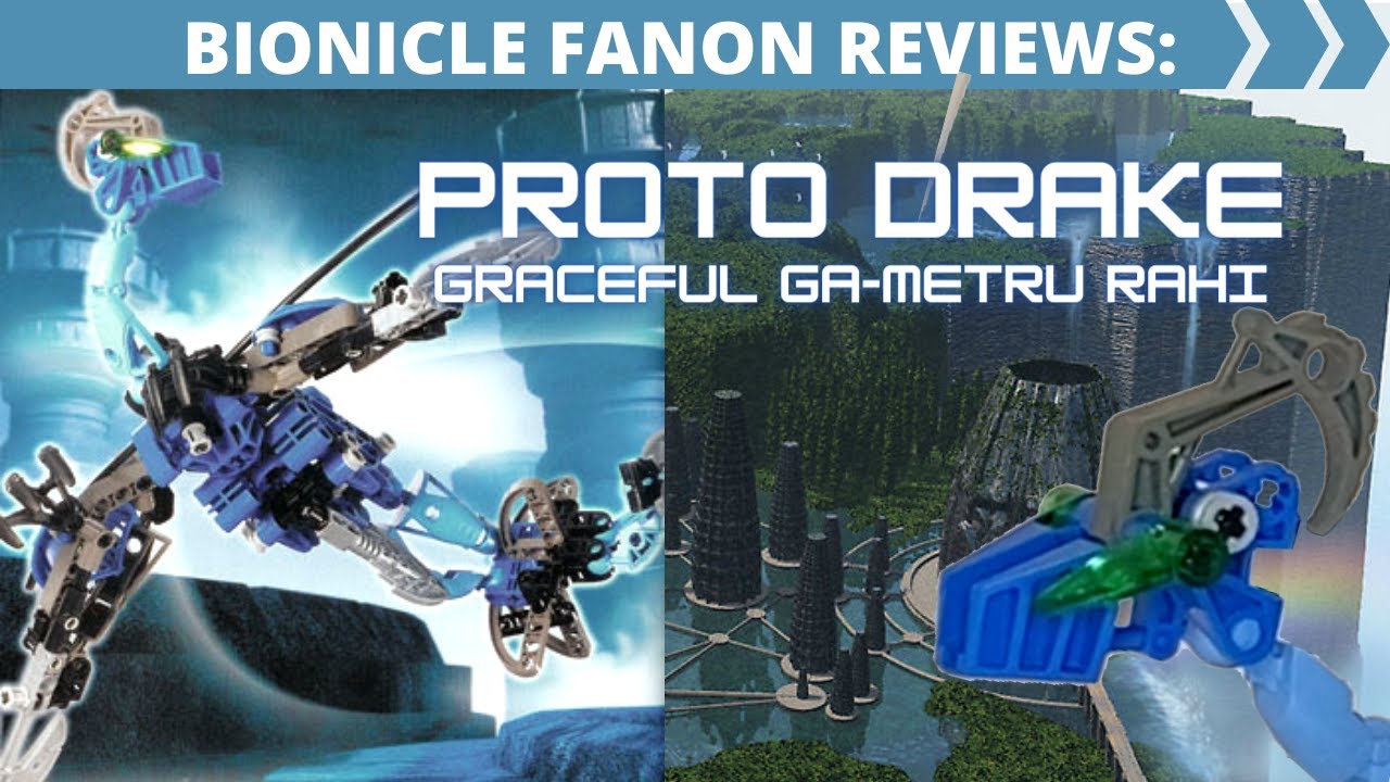Proto Drake: Rahi Bionicle Fanon Review - YouTube