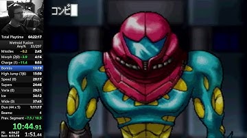 Metroid Fusion in 1:11:16 (Former WR)