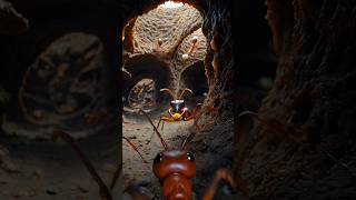 What's Inside an Ant Hill? (Insect Eye View)