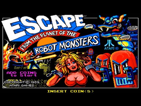 Escape From the Planet of the Robot Monsters (Arcade) Longplay