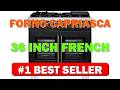 Forno Capriasca 36-Inch French Door Dual Fuel Range with Antique Brass Accents - B0G2RMWJN2