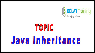 Selenium Tutorilals | Java Inheritance | ECLAT Training