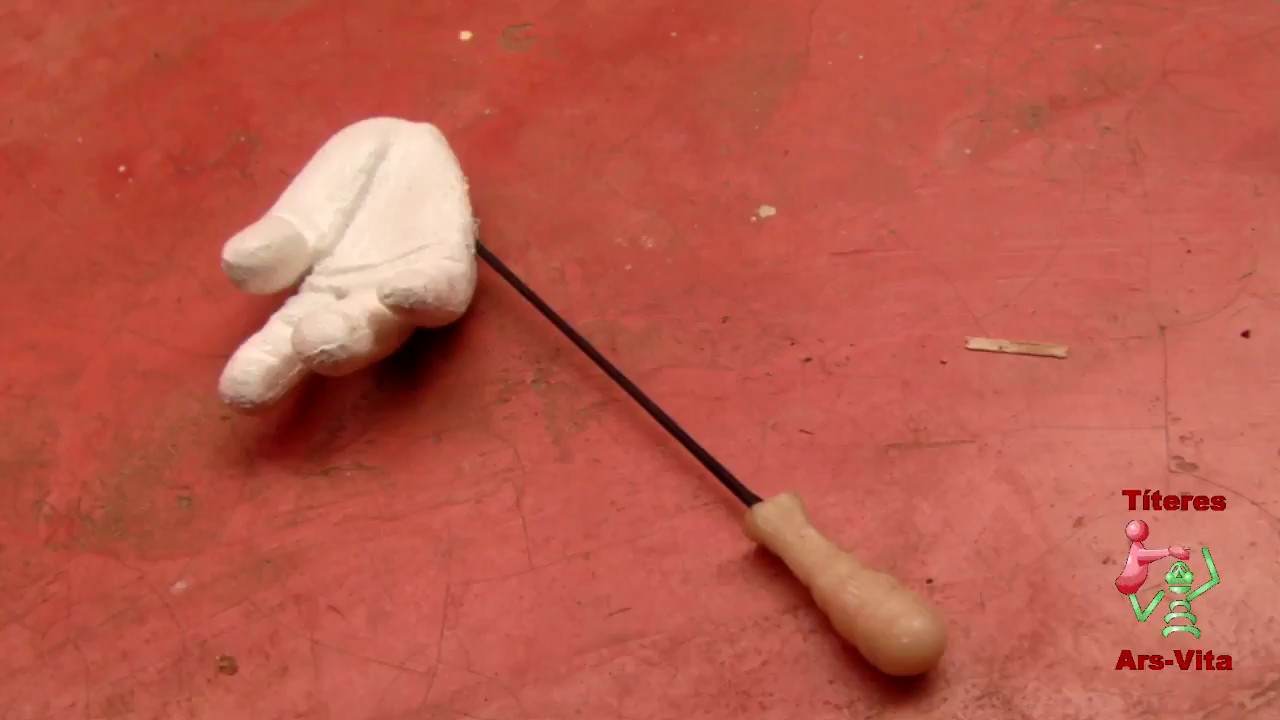 tecnica de construccion de manos flexibles de eva para títeres/construction of hands for puppets