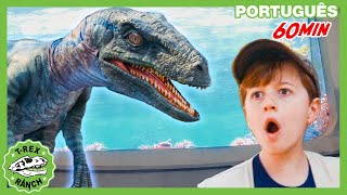 Dinossauros GIGANTES no Mundo Jurássico! | 1 HORA de Parque do TREX | Dinossauros para Crianças