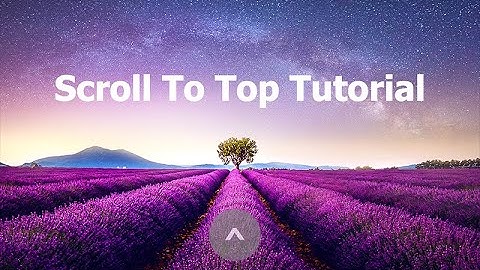Smooth Scroll to Top Button using jQuery | HTML & CSS Tutorial