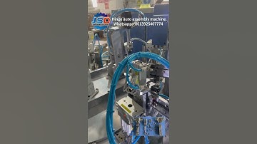 Automatic assembly machine for soft close hinge #cabinethinge #hingeproduction #assemblymachineline