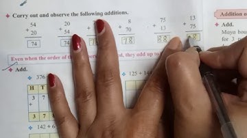 3rd std, MATHEMATICS😃 ADDITION WITHOUT CARRYING OVER 👍💯very easy explaination with solutions☺