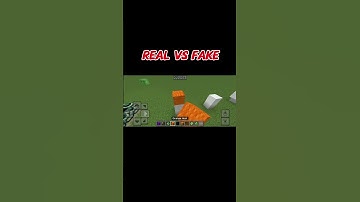 Minecraft|| real vs fake...☠️ #viral #shorts #viralshorts