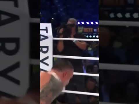 Oleksandr Usyk Dropped