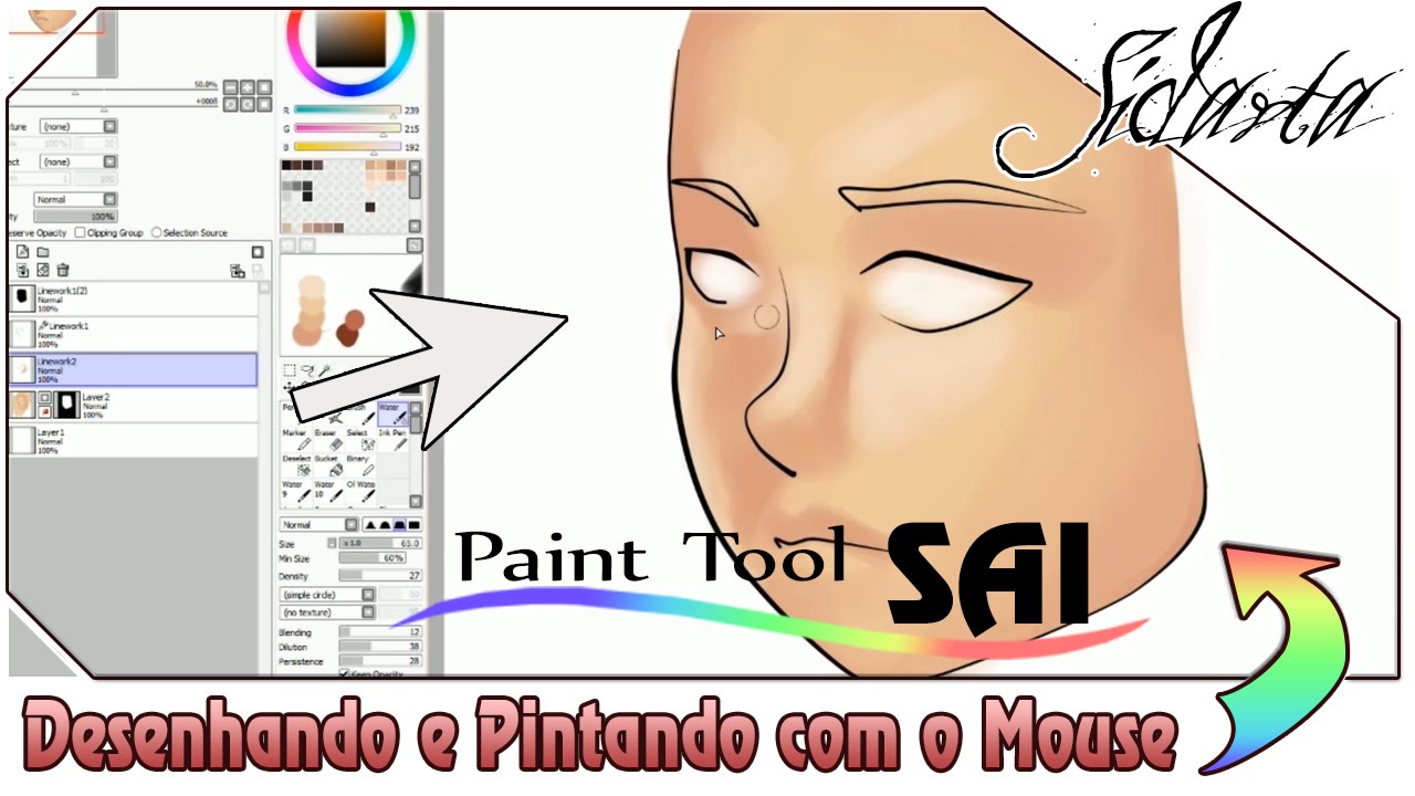 Como usar o paint tool sai com mesa digitalizadora