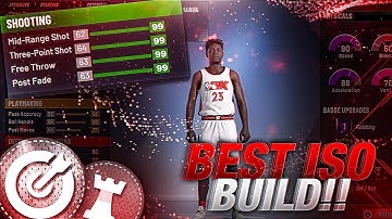 I CREATED THE BEST ISOING BUILD IN NBA 2K20! MOST OVERPOWERED POINT GUARD BUILD IN NBA 2k20!