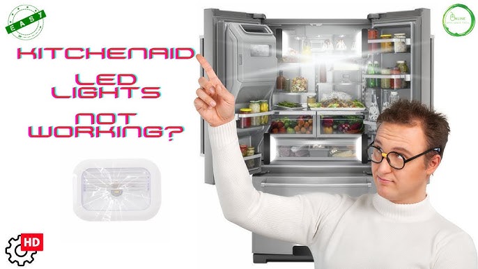 How to Repair Lights on New Kitchen Aid and Whirlpool Refrigerators 