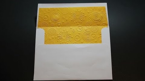 Envelope Liner with Embossing