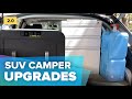 Car camping kitchen organizing ideas, Roofbag for extra space, Ryobi  + Goal Zero Yeti upgrades
