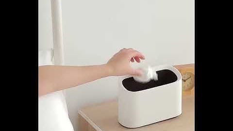 Plastic Mini Wastebasket Trash Can | Makeup Holder for All Tabletop/Countertop