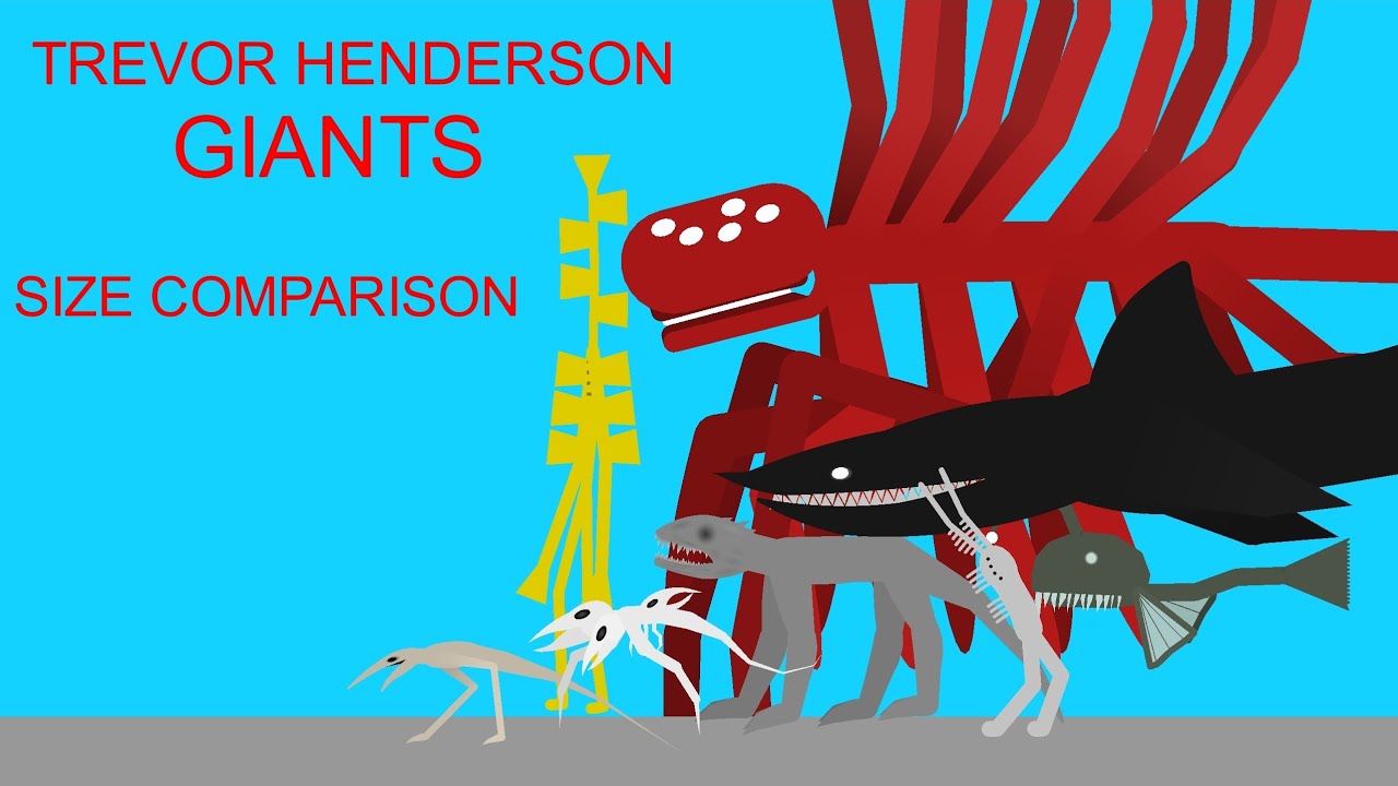 Trevor henderson Giants Size Comparison 