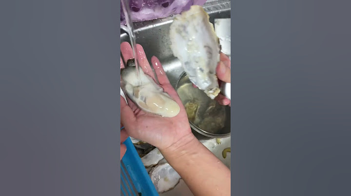 在家裡吃超大超新鮮的生蠔也是可以的喔