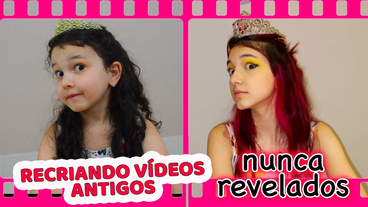 RECRIANDO MEUS VÍDEOS ANTIGOS NUNCA REVELADOS | Luluca