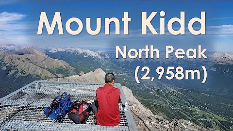 Mount Kidd, North peak : Never ending scree going ...
