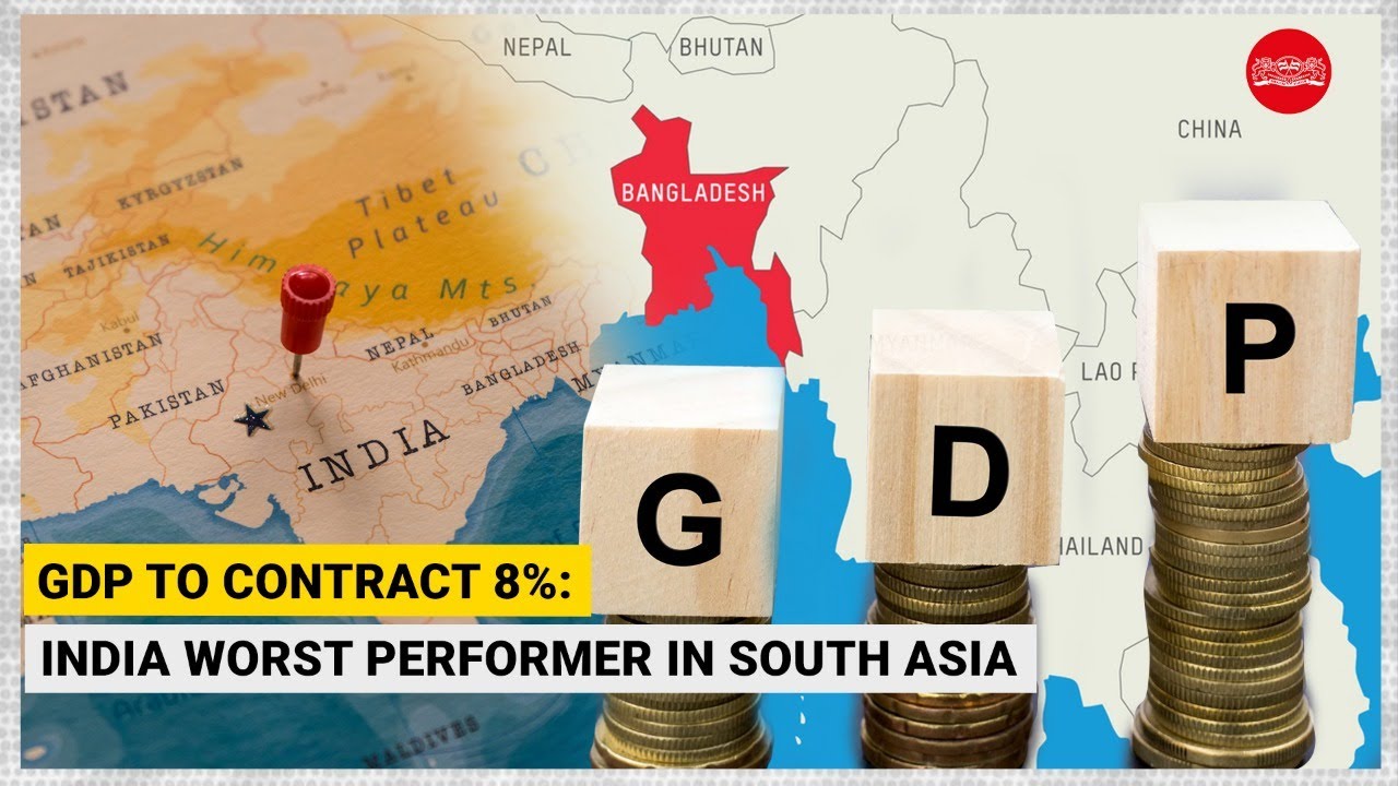 India’s GDP to contract 8%, set to be worst performer in South Asia