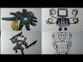5 amazing characters mini in Skibidi Toilet part 5