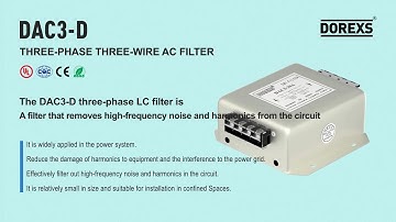 DAC3-D Terminal Block 6A-30A 3 Phase EMI Filter