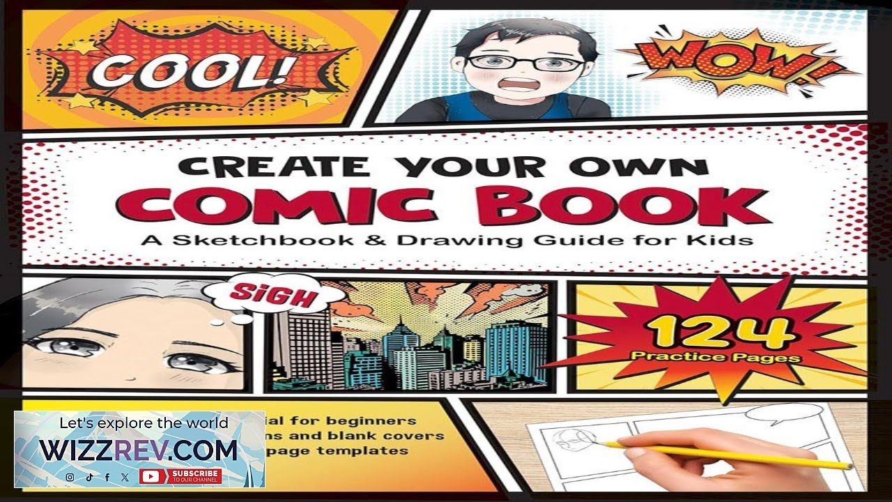 Create Your Own Comic Book: A Sketchbook & Drawing Guide For Kids Review