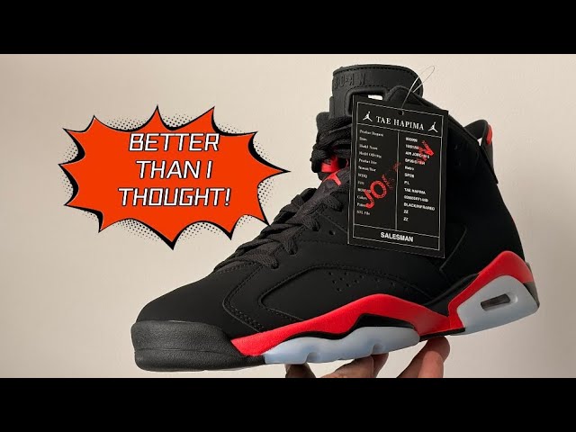 AIr Jordan 6 Reverse Infrared “Salesman Sample” **WITH ON FOOT