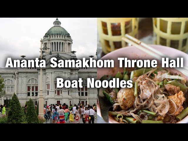 Bangkok Attractions: Ananta Samakhom Throne Hall and Thai Boat Noodles For Lunch | Mark Wiens