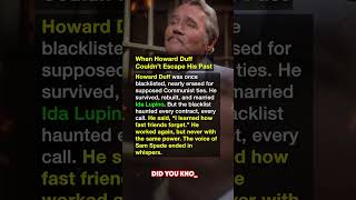 When Howard Duff Couldn’t Escape His Past Wealth