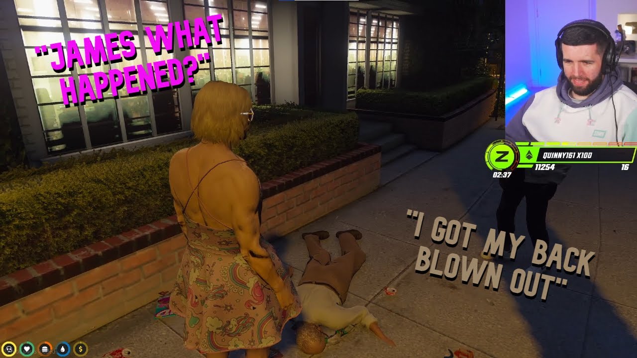 ''I got my back blown out'' -James Randal 😂😂😂| NoPixel Gta 5 RP Mandem ...