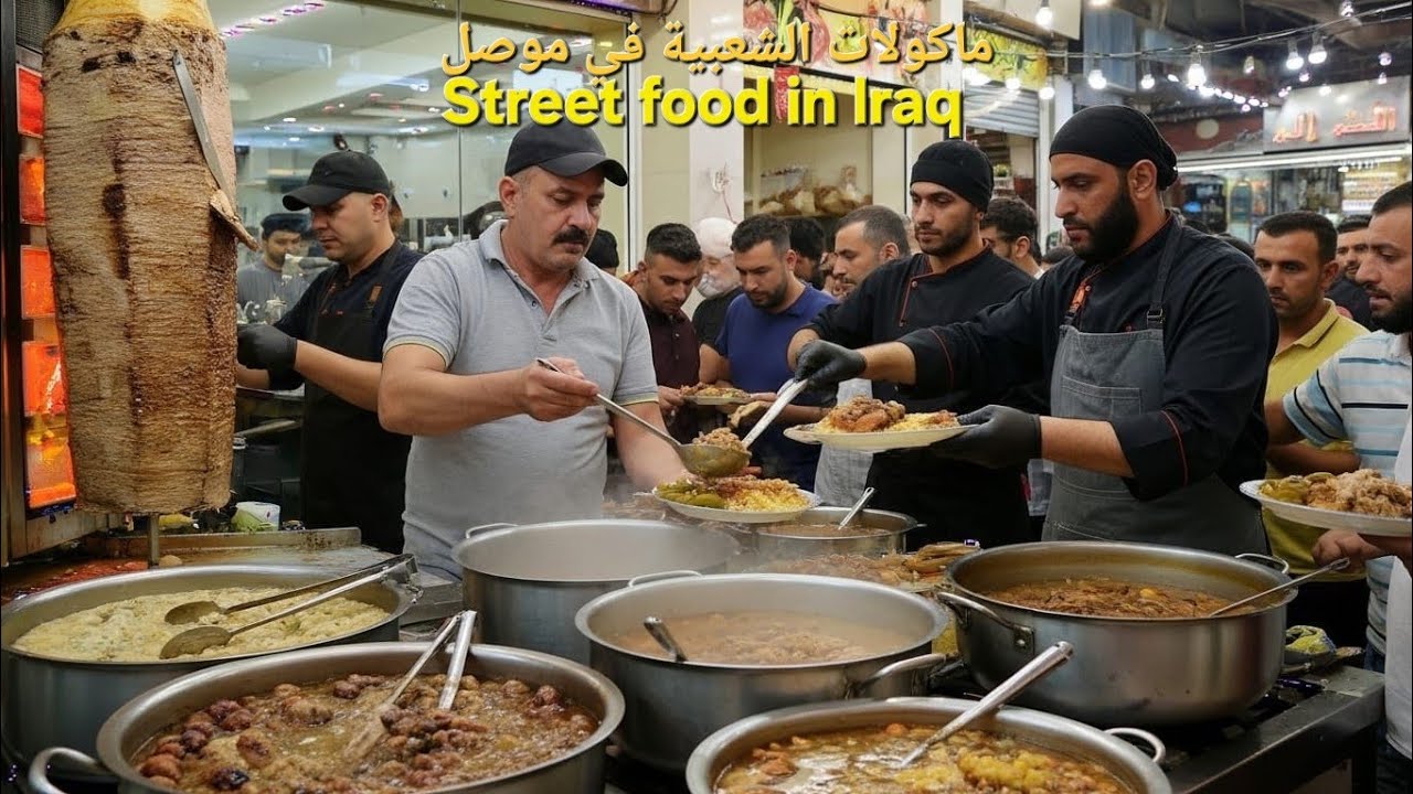 Пробуем иракскую уличную еду | Уличная еда в Ираке | Уличная еда в Мосуле / Видеоблог об иракской...