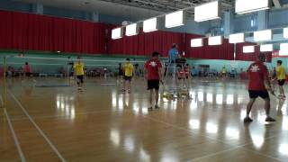 1040727全國教師羽球賽 台中vs台南b 第二點第二局