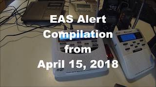 EAS Alert Compilation from April 15, 2018