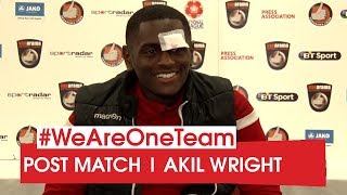 WATCH | Akil Wright after Harrogate Town (FA Cup Replay)