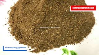 How To Make Authentic Homemade Garam Masala Recipe By Yasmin’s Cooking