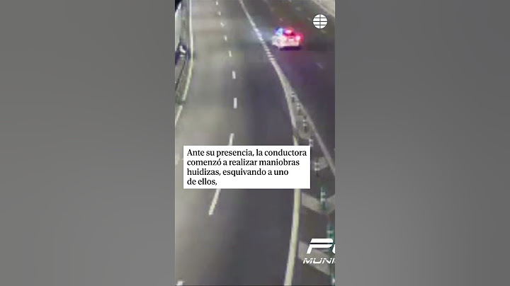 Detenida una conductora tras circular 12 kilómetros en sentido contrario por la M-30 #conduce #M30