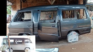 PROSES RESTORASI L300 MINIBUS FULL BODY PART 2 eltitusi