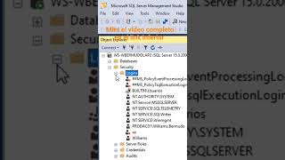 El Explorador de Objetos de #SqlServer