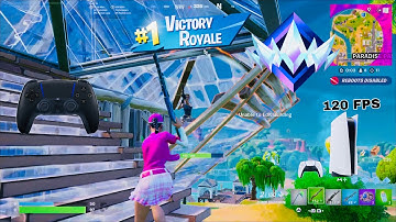 Fortnite Unreal Ranked Reload On PS5 | Controller Gameplay | 120 FPS + Settings