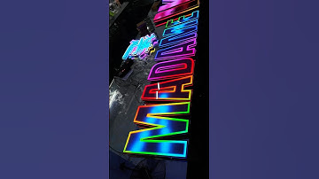 The core features of dazzling luminous characters#sign #signage #design #signagedesign #ledsign