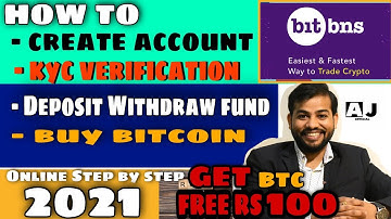 How to Create Account on Bitbns Exchange | Bitbns Exchange Review | How to Register || AJ Official