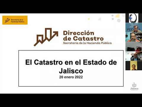 EL CATASTRO EN EL ESTADO DE JALISCO, Ing. Rodolfo González Sánchez, Dir. de Catastro del Estado.