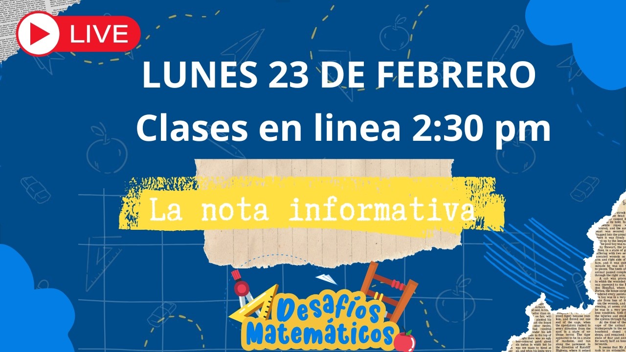 Clases online: La nota informativa explicada fácil – Primaria 4°, 5° y 6° #primaria #clasesvirtuales