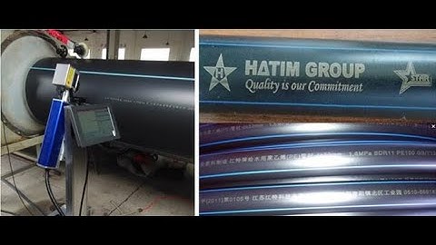 Which marking solutions are used in PE100 pipe? YF30F flying laser marking machine is enough to mark