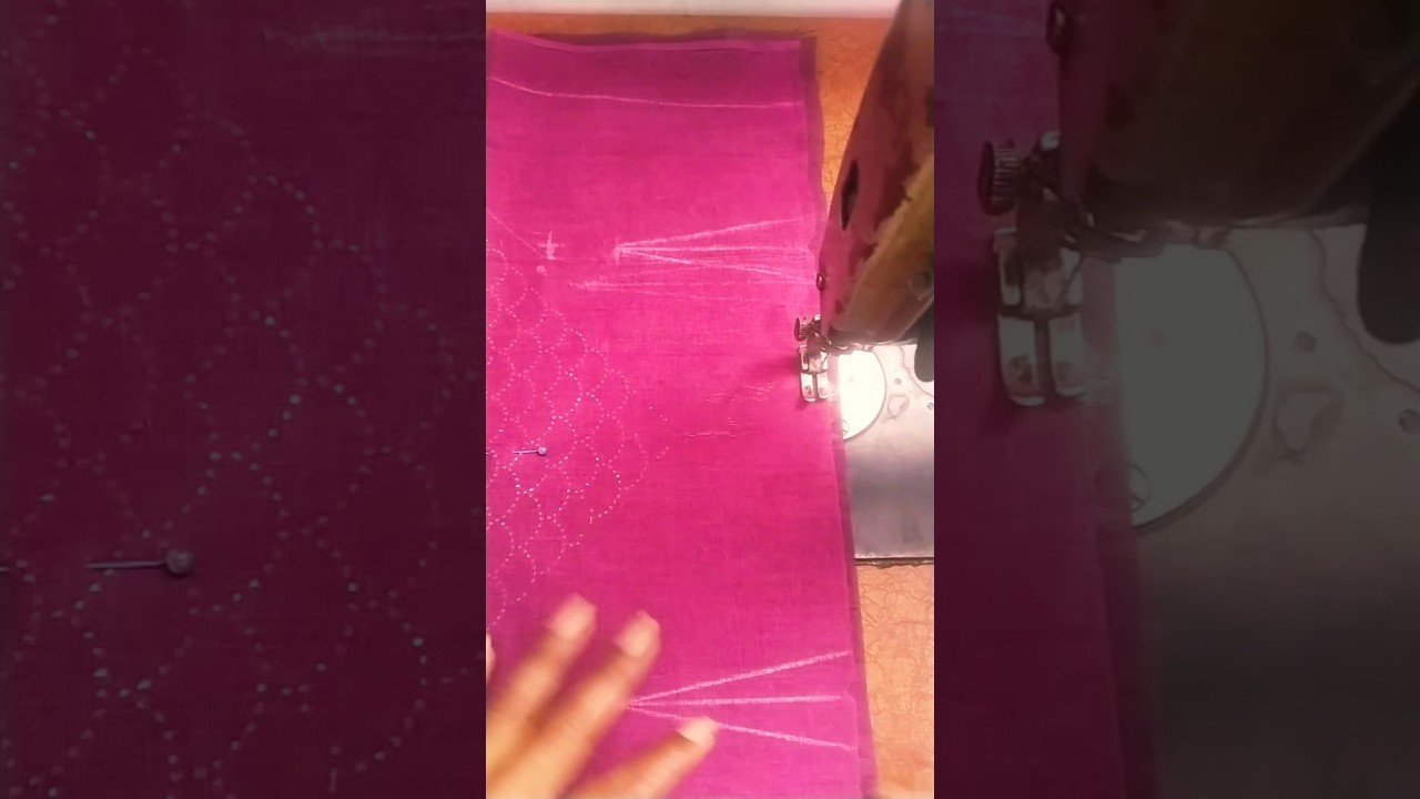 One Tucks Blouse Stitching/ 