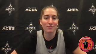 Former Iowa Guard Kate Martin talks about making the Aces roster spot and Lisa Bluder retires