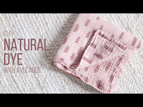 How to Dye Fabric Using Avocados