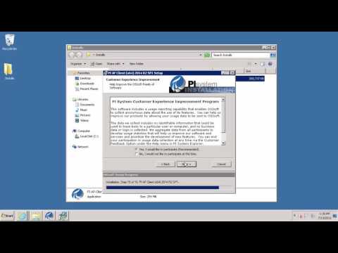 OSIsoft: Install PI Cloud Connect (2016)