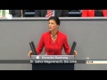 Sahra Wagenknecht, DIE LINKE: »Frau Merkel, lösen Sie sich aus dem Schlepptau der US-Kriegspolitik«